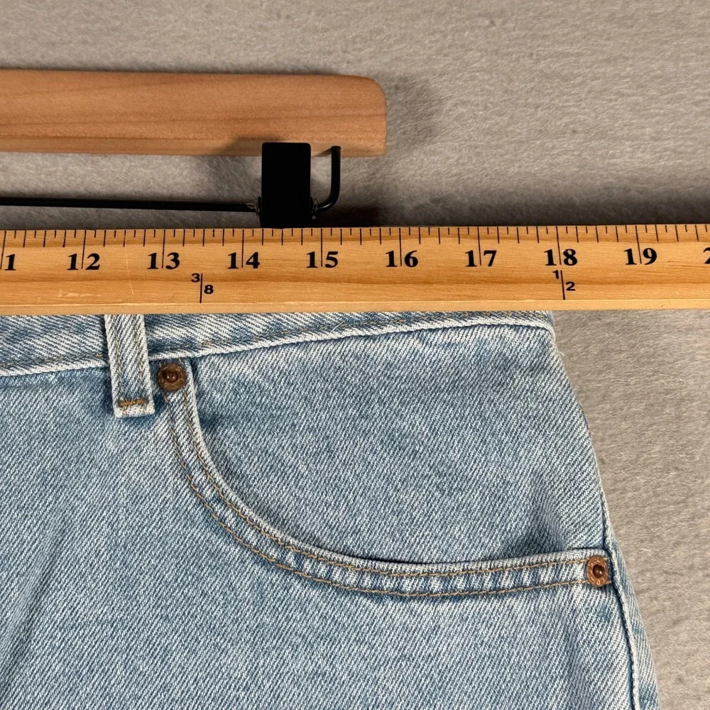 Vintage Levis 505 Regular Fit Denim‎ Shorts Mens 36 Light Wash Blue 345051836